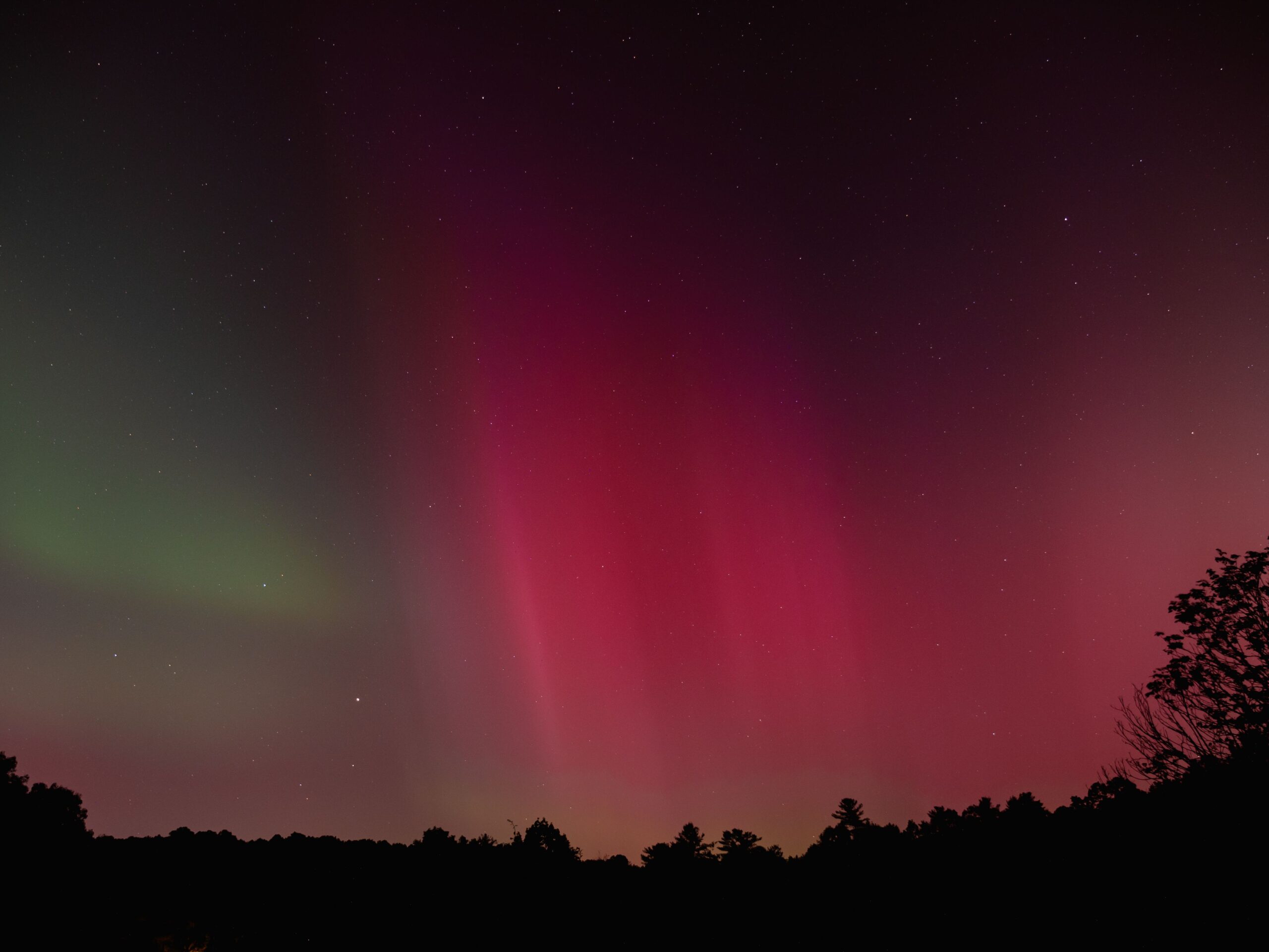 Aurora Borealis on a Polarised Tours Northern Lights hunt in Rovaniemi, Lapland
